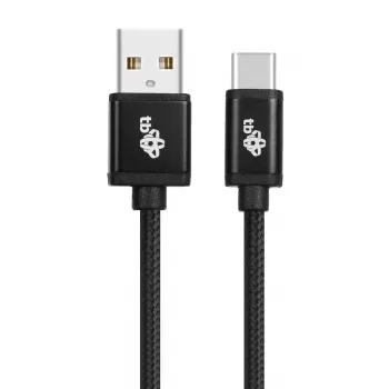 Cavo USB - USB C 3 m a nastro nero