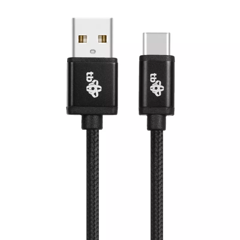 Cavo USB - USB C 3 m a nastro nero