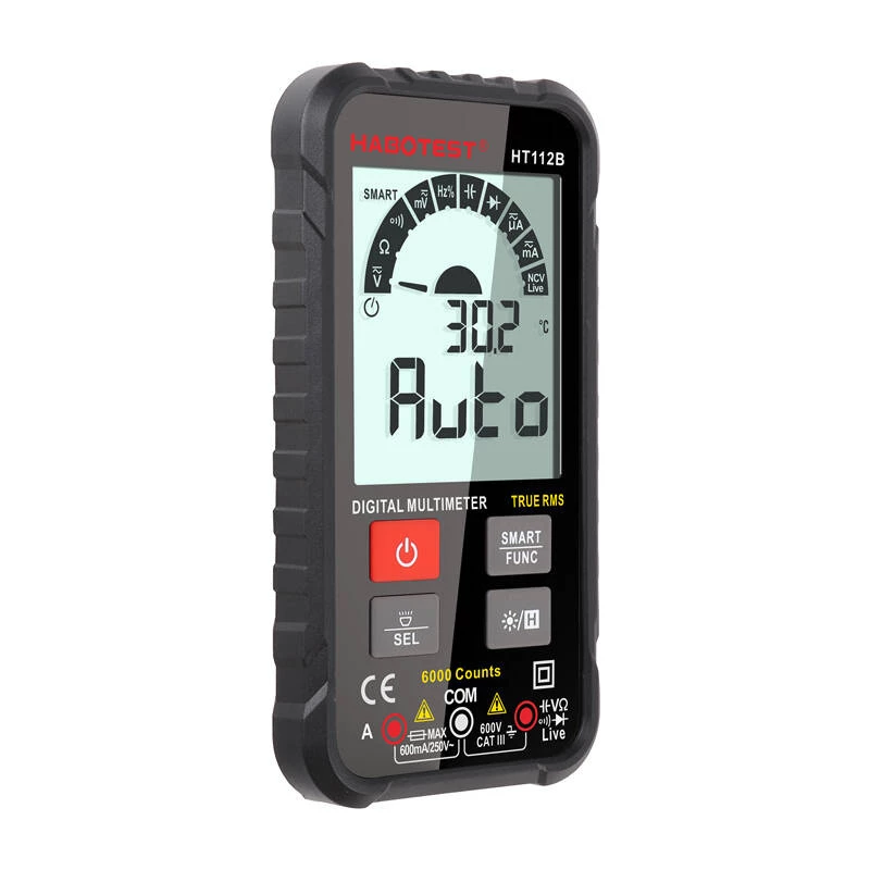 Multimetro universale digitale True RMS Habotest HT112B