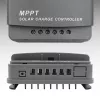Qoltec, Regolatore di carica solare MPPT con sensore di temperatura 20A 12V/24V display LCD 2 X USB
