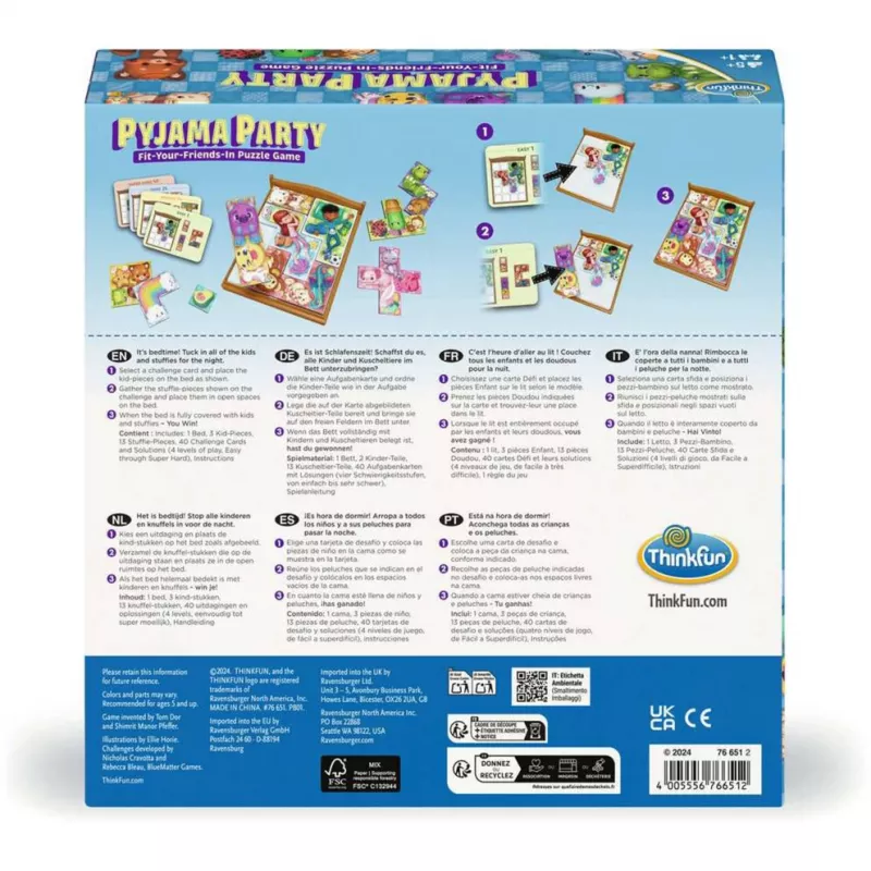 Pyjama Party, gioco puzzle