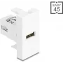 Adattatore per cavo USB 2.0 Type-A su Type-A, DELOCK 90908, schermato, USB 2.0