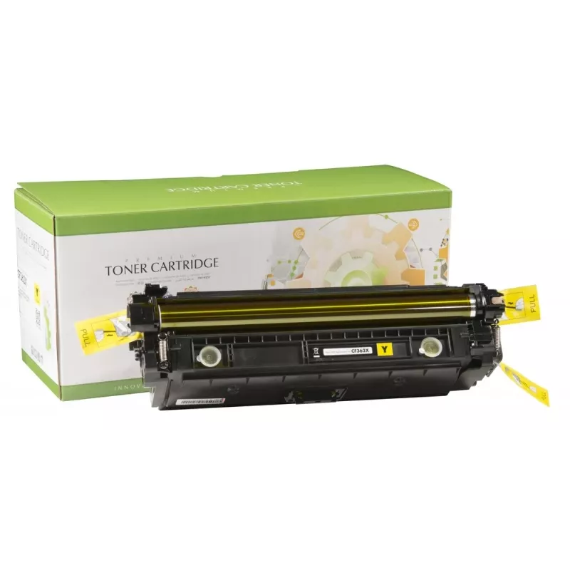 Static-Control compatibile Hewlett-Packard 508X CF362X/CRG040H giallo, 9500 pagine