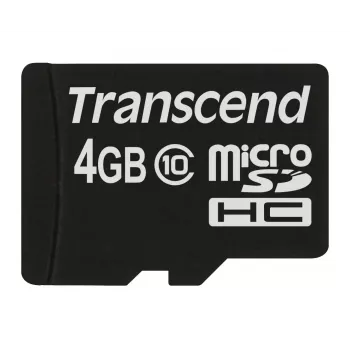 Memoria flash Transcend 4GB MicroSDHC Classe 10 TS4GUSDC10