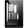 Case gaming ATX C-703 Vision, vetro temperato, nero