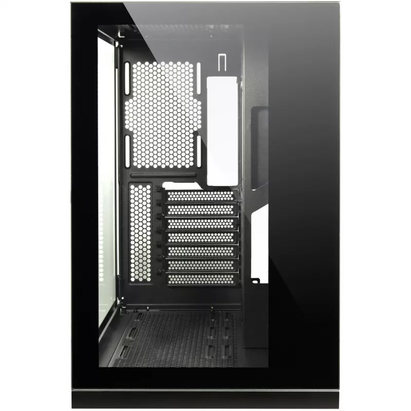 Case gaming ATX C-703 Vision, vetro temperato, nero