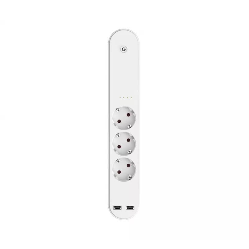 Ciabatta smart Denver SHP-310U 3 uscite AC tipo F 3680 W