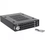 ICY DOCK - ToughArmor - MB993SK-B - 3x 2,5 SATA HDD & SSD in 1x vano da 3.5 telaio estraibile in metallo con serratura di sicurezza