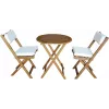 Set da giardino Fieldmann FDZN 4003-T — 4 sedie e tavolo, gruppo sedute da esterno