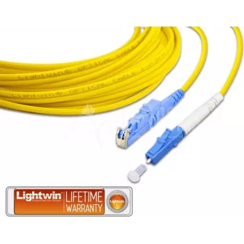 Lightwin LSP-09 E2-LC 5.0 Cavo in fibra ottica 5 m E-2000 OS2 blu - giallo (LSP-09 E2-LC 5.0)