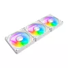 Ventola per case Darkflash Gauss G24 3-in-1 bianco 120 mm — set da 3, 120 mm
