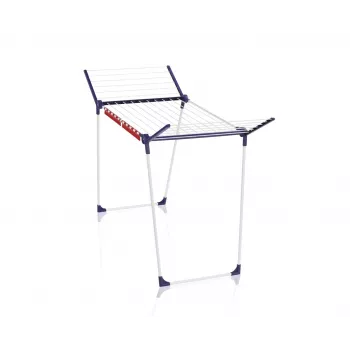 Leifheit Pegasus 180 Classic stendibiancheria da terra blu, bianco