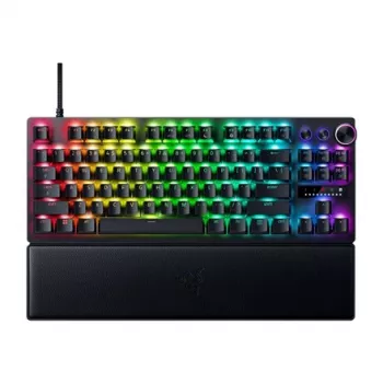 Razer Huntsman V3 Pro - Tastiera - 80% - TKL - Retroilluminazione - USB - QWERTY - USA - Switch tasti: Razer Analog Optical Switches (Gen-2)