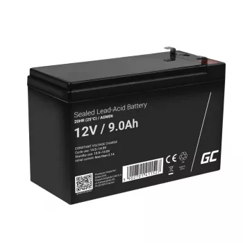Batteria per UPS Green Cell AGM06 — 12 V 9 Ah piombo-AGM (VRLA) 95 × 151 × 65 mm, 2,3 kg