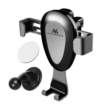 Supporto Maclean per cellulare in auto, universale, per bocchetta di aerazione, Gravity, distanza centrale max 90 mm, MC-324