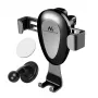 Supporto Maclean per cellulare in auto, universale, per bocchetta di aerazione, Gravity, distanza centrale max 90 mm, MC-324