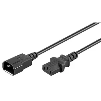 Microconnect PE0406100 cavo di alimentazione nero 10 m connettore femmina C13 connettore femmina C14