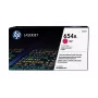 Cartuccia toner originale HP 654A LaserJet magenta