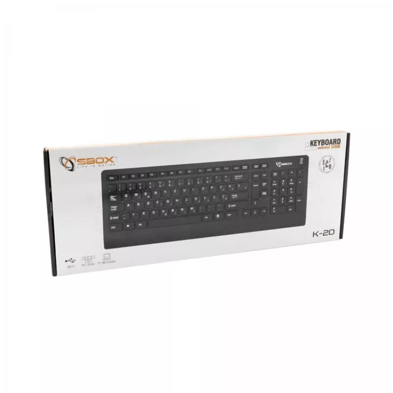 Sbox tastiera con filo USB K-20