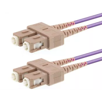 Cavo in fibra ottica LOGON AL5SCSC03I/4I OM4, 3 m, 2x SC–2x SC, 50 µm, rosa