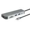 LogiLink UA0343 hub multiporta USB-C alluminio USB 3.2 2nd Gen Mult