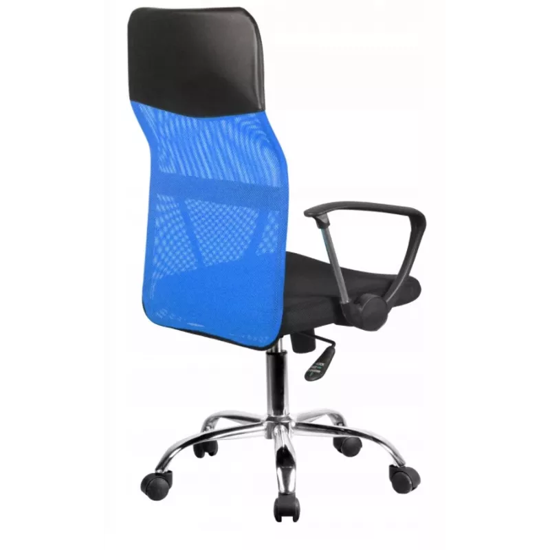 Topeshop KRZESŁO NEMO NIEBIESKIE sedia da ufficio/computer seduta imbottita schienale in mesh