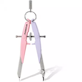 Staedtler Mars comfort 556 00-PA2 compasso di precisione, rosa/viola