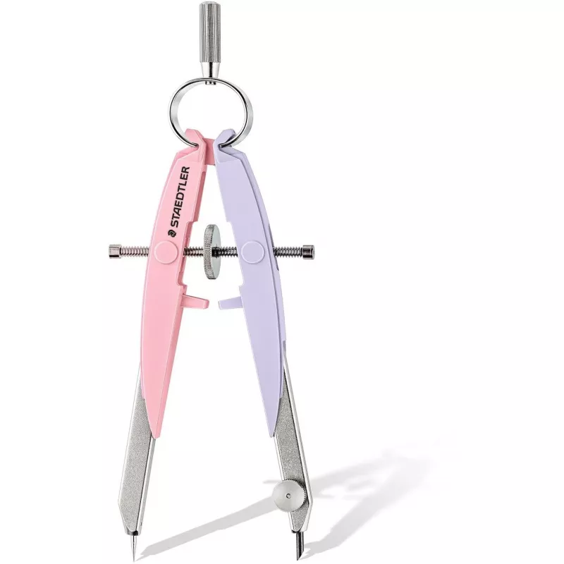 Staedtler Mars comfort 556 00-PA2 Compasso di precisione, rosa/viola