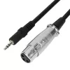 Microfono PC MEDIA-TECH MT397S — con filo, ingresso XLR, 20–20000 Hz, 150 Ω, -32 dB, cavo 2,4 m, supporto da tavolo, nero