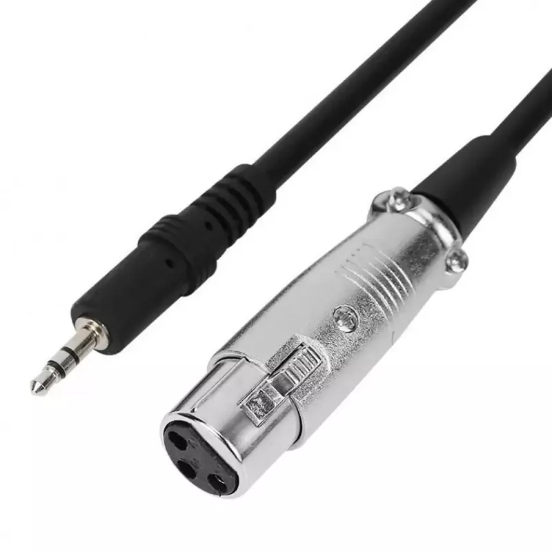 Microfono PC MEDIA-TECH MT397S — con filo, ingresso XLR, 20–20000 Hz, 150 Ω, -32 dB, cavo 2,4 m, supporto da tavolo, nero