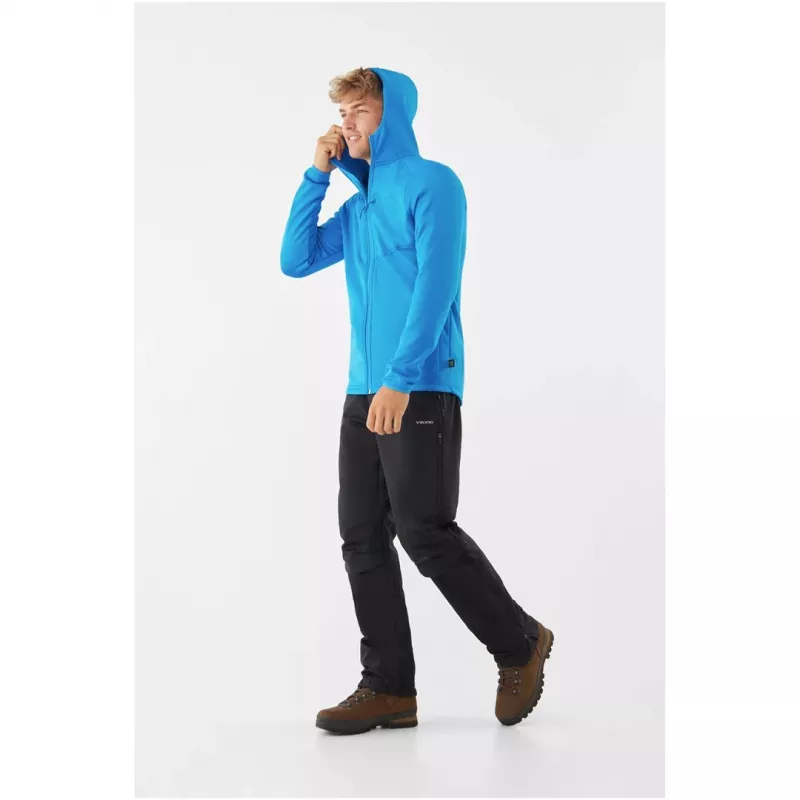 Felpa con cappuccio Viking Jukon Zip - blu