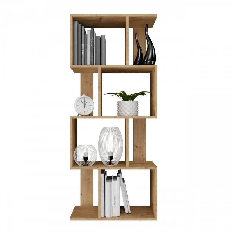 Scaffale FIESTA 4P 59,5x30x140 cm, rovere Artisan