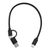 Mouse ottico con filo per destrimani DEFENDER Optimum MB-270, 1000 DPI, USB Type-A, 3 tasti, nero, cavo 1,5 m