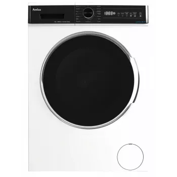 Lavatrice freestanding AMICA WA3S712BLiSHB, 7 kg, 1200 giri/min, 2100 W, display LED, oblò nero