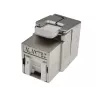 Modulo keystone Alantec MB004-1 RJ45 STP Cat.6 PoE+ senza attrezzi ALANTEC Plus - prestazioni di trasmissione migliorate