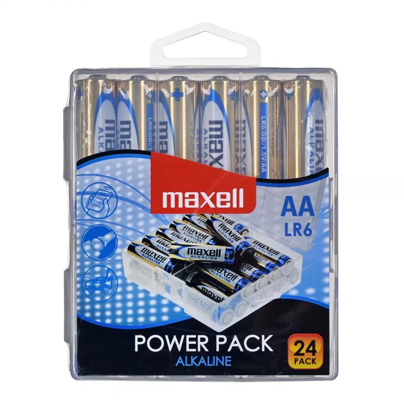 Batterie alcaline MAXELL LR6 VALUE BOX, 24 pz.