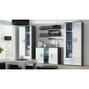 Cama Sideboard 120 cm SOHO S7 grigio/bianco lucido