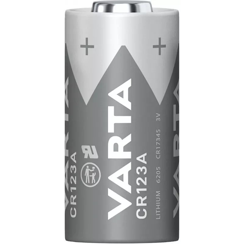 Varta Lithium CR123A 3V 1600mAh batteria per fotocamera
