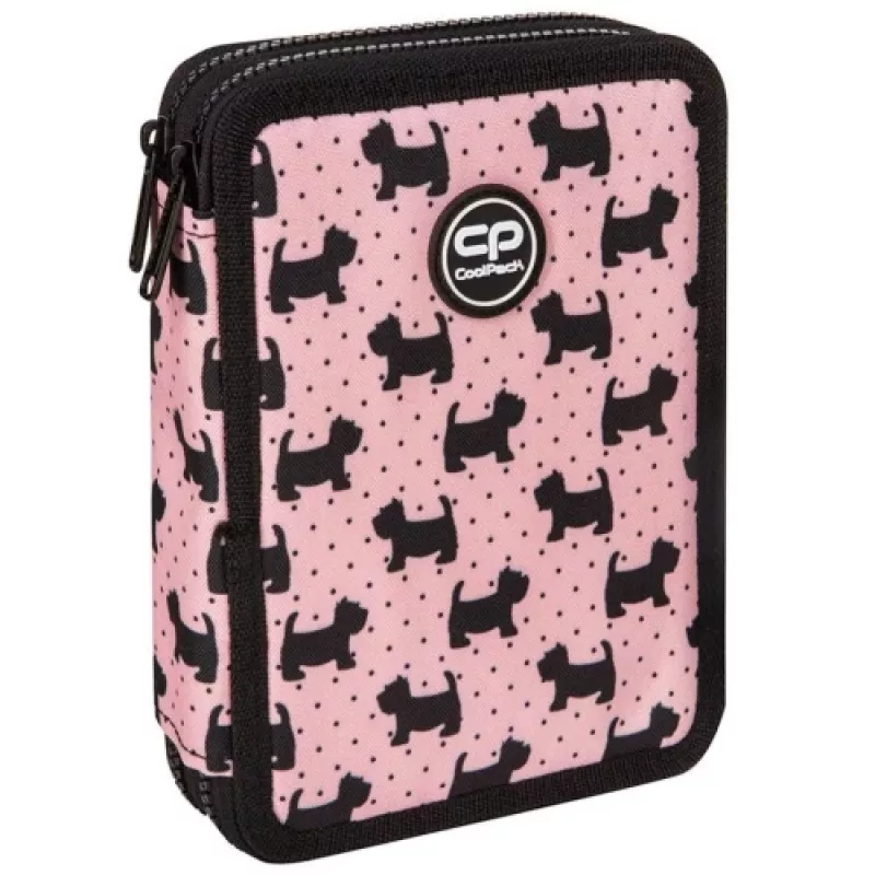 Astuccio portapenne doppio con accessori Coolpack Jumper XL Doggies