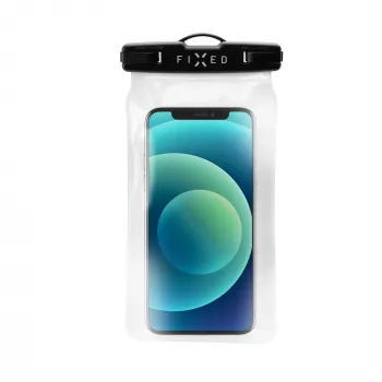 Custodia universale per cellulare protettiva e impermeabile FIXED Fixed Float — nero, vestibilità universale, custodia impermeabile