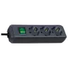 Prolunga elettrica Brennenstuhl Eco-Line 5m 3 prese AC nero