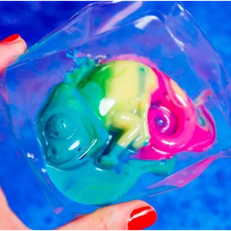 Kit scientifico Liscianigiochi Crazy Science Slime Camaleonte 304-PL89246 – set didattico di esperimenti con lo slime