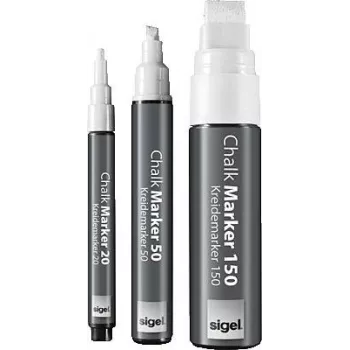 Pennarello gessetto Sigel GL178 bianco