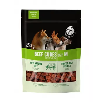 Snack di addestramento PetRepublic manzo, taglia M, 250 g — premietti per l'addestramento