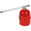 Set ad aria compressa Professional, 5 pezzi, pistola a spruzzo argento/rosso