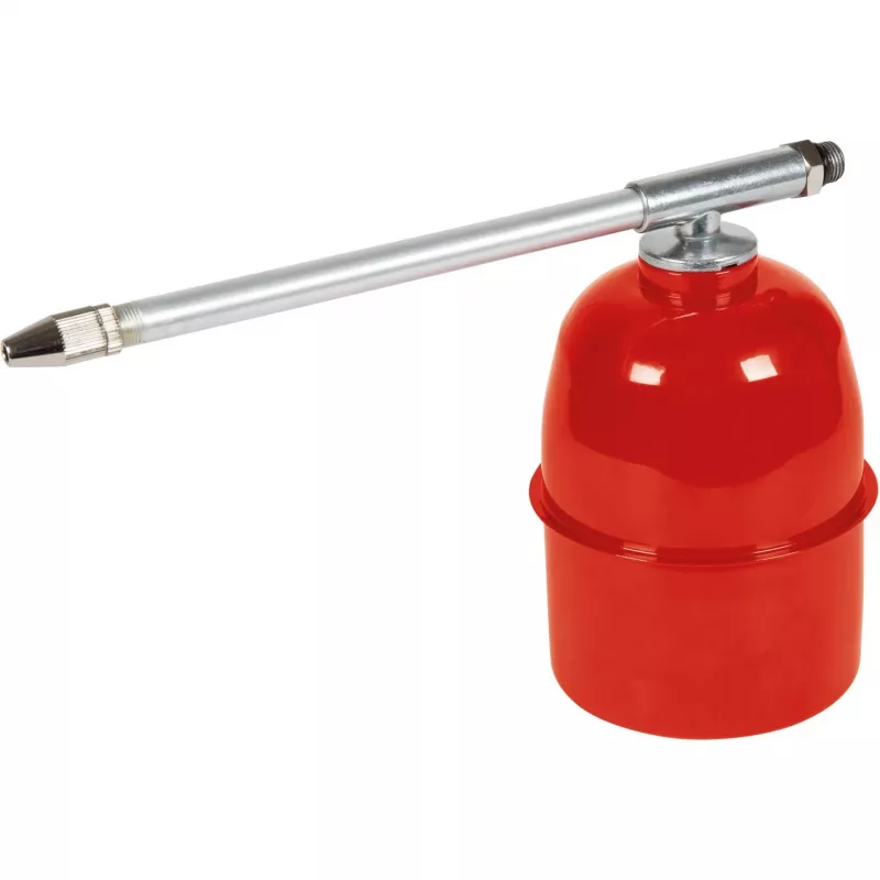 Set ad aria compressa Professional, 5 pezzi, pistola a spruzzo argento/rosso