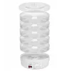 GreenBlue GB190 essiccatore per funghi, verdure e frutta, 5 vassoi, 250 W, temperatura regolabile 35–70 °C, bianco