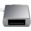 Adattatore Satechi USB-C a USB 3.0 Space Gray design elegante e alta qualità - design compatto - - - (179979)