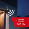 Maclean MCE25 GR sensore di movimento e crepuscolare a parete 180°, max. 1200W, grigio