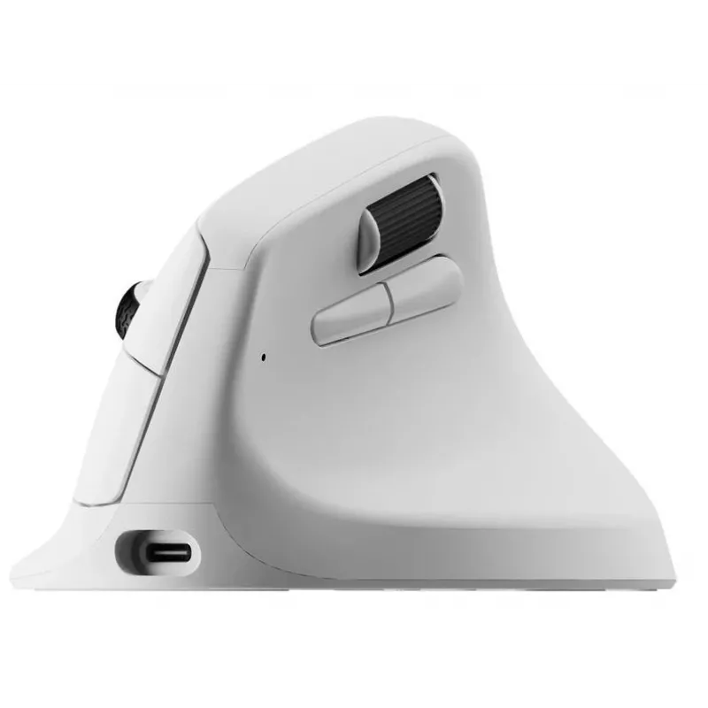 Mouse meccanico Keychron M5 8K bianco (M5-A24) con filo/wireless, design compatto